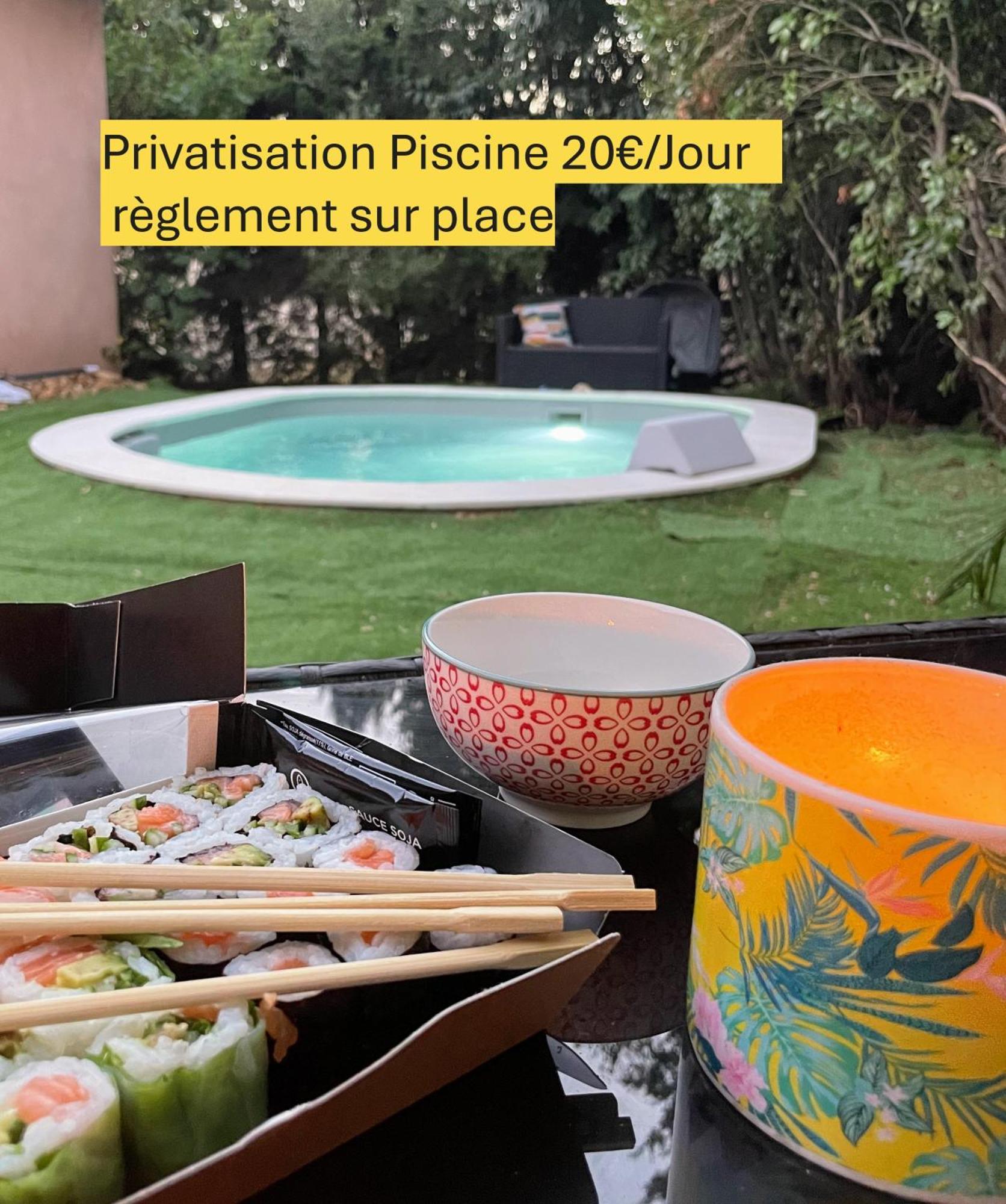 Calme Et Intimite Proche Avignon Piscine Options Au Choix Privee Ou Partagee De Juin A Octobre Morieres-les-Avignon Exterior foto